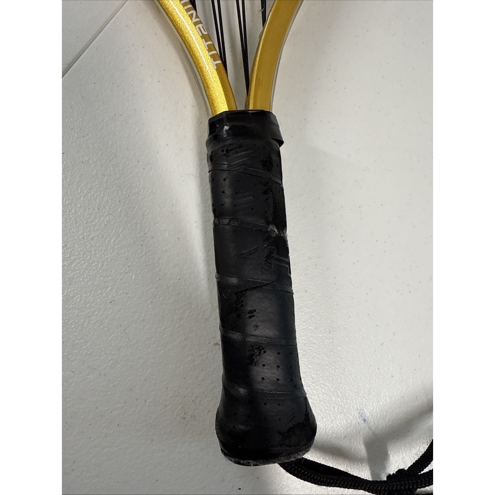 HEAD Ti Raptor Titanium Technology Racquetball Racket‎ - 3-5/8 Yellow/Blue READ - Picture 2 of 7